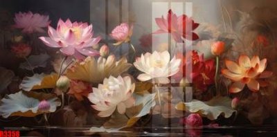 File gốc file tranh in treo tường file decor tổng hợp R3358 (ảnh chi tiết) để in lụa