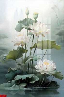 Tải file file tranh in treo tường file decor tổng hợp R3397 (gốc) in tranh tráng gương