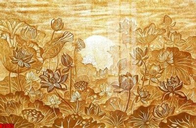 File tranh gốc in trần nhà file tranh in treo tường file decor tổng hợp R3965 3D