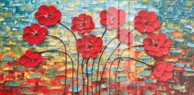 File in trần file tranh in treo tường file decor tổng hợp R4544 (bản gốc 3D) sống động