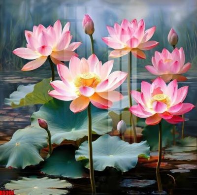 File PSD file tranh in treo tường file decor tổng hợp R5384 (bản gốc) đã tách nền