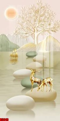 File gốc file tranh in treo tường file decor tổng hợp R5649 (in mica) trang trí