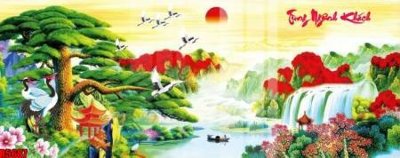 File gốc in ấn file tranh in treo tường file decor tổng hợp R5687 độ phân giải cao