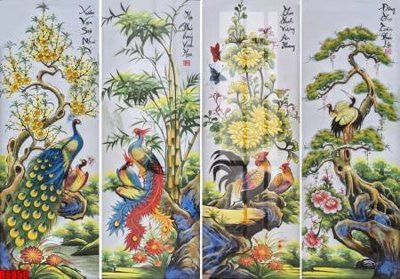 File PSD file tranh in treo tường file decor tổng hợp R5850 (gốc) cho designer