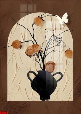 Tải file PSD file tranh in treo tường file decor tổng hợp R5858 (nguyên layer) để in