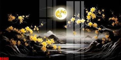 File PSD file tranh in treo tường file decor tổng hợp R5983 (bản gốc) độ phân giải cao