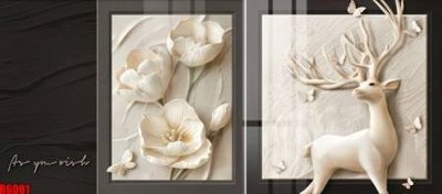 File gốc file tranh in treo tường file decor tổng hợp R6001 (PNG) trong suốt (transparent)