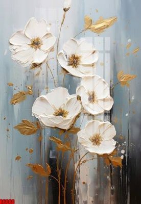 File tranh file tranh in treo tường file decor tổng hợp R6080 (bản gốc) in lụa dán tường