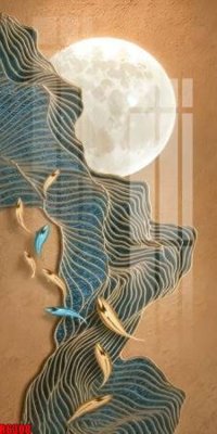 File gốc file tranh in treo tường file decor tổng hợp R6308 (thiết kế) cho in ấn