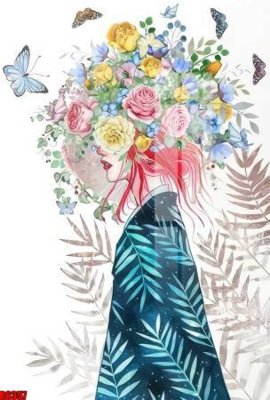 File gốc file tranh in treo tường file decor tổng hợp R6357 (in 3D) nghệ thuật