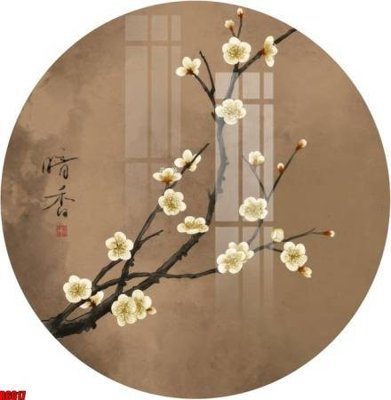 File in trần file tranh in treo tường file decor tổng hợp R6617 (file gốc) xuyên sáng