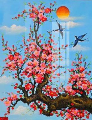 File gốc file tranh in treo tường file decor tổng hợp R7005 (in mica) làm quà tặng