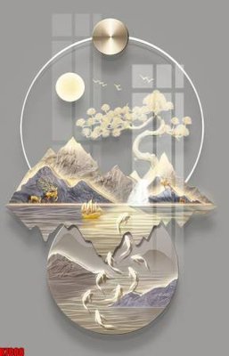 Download file tranh file tranh in treo tường file decor tổng hợp R7008 (file gốc PSD)