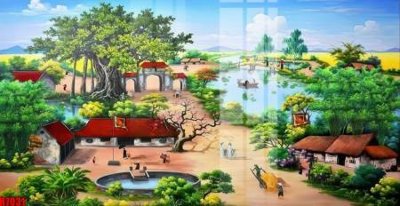 File tranh gốc in trần nhà file tranh in treo tường file decor tổng hợp R7031 3D