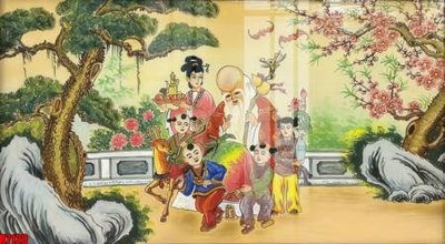 File gốc file tranh in treo tường file decor tổng hợp R7128 (in tráng gương) sang trọng