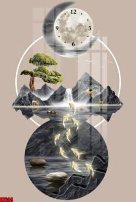 Tải file file tranh in treo tường file decor tổng hợp R7244 (ảnh gốc) in tráng gương