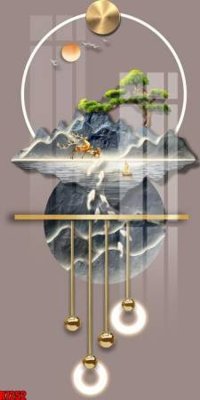 File tranh file tranh in treo tường file decor tổng hợp R7252 (ảnh gốc) không bị mờ