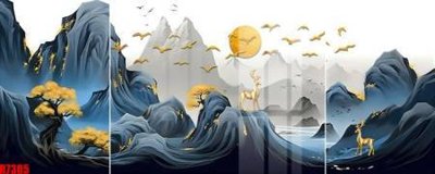 File ảnh file tranh in treo tường file decor tổng hợp R7305 (gốc) in standee