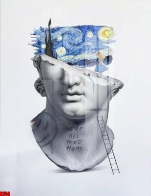 File in mica file tranh in treo tường file decor tổng hợp R744 (bản gốc) sắc sảo