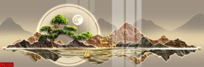 File gốc file tranh in treo tường file decor tổng hợp R7626 (PNG) trong suốt (transparent)