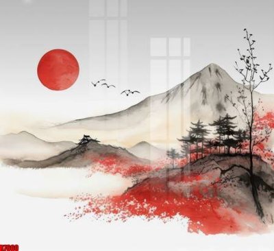 File tranh gốc file tranh in treo tường file decor tổng hợp R7660 (bản quyền) file PSD