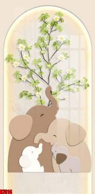 File gốc file tranh in treo tường file decor tổng hợp R7814 (PNG) trong suốt (transparent)