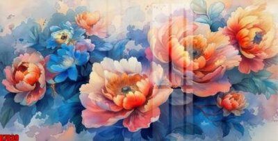 File gốc file tranh in treo tường file decor tổng hợp R7839 (in lụa) hoa văn cổ điển