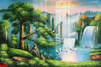 File tranh file tranh in treo tường file decor tổng hợp R7980 (gốc) phong cách tối giản