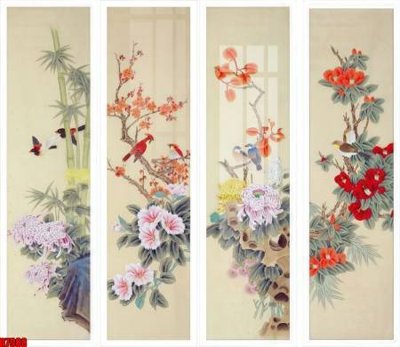 File PSD file tranh in treo tường file decor tổng hợp R7988 (gốc) tách lớp chi tiết