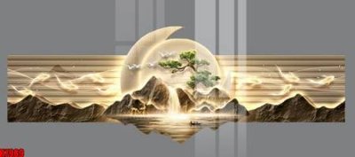 File gốc file tranh in treo tường file decor tổng hợp R7989 (cho in ấn) độc quyền