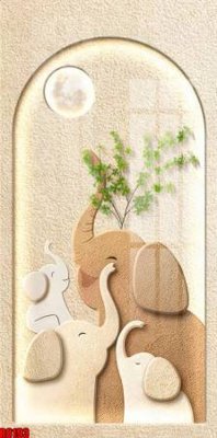 Tải file file tranh in treo tường file decor tổng hợp R8193 (PSD) cho in tranh kính