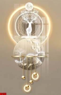 File tranh quảng cáo file tranh in treo tường file decor tổng hợp R8198 (download file gốc)