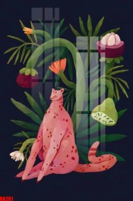 Ảnh gốc file in lụa file tranh in treo tường file decor tổng hợp R8261 chi tiết