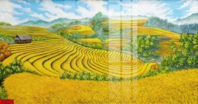 File gốc file tranh in treo tường file decor tổng hợp R8284 (phong cách) tối giản