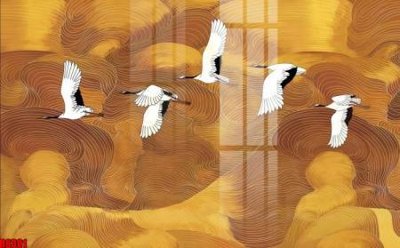 File tranh file tranh in treo tường file decor tổng hợp R8301 (gốc) chủ đề thành phố