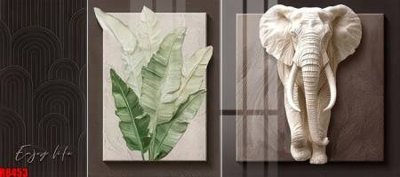 File gốc file tranh in treo tường file decor tổng hợp R8453 (in lụa) họa tiết 3D