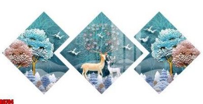 File gốc file tranh in treo tường file decor tổng hợp R8704 (in tráng gương) ốp tường