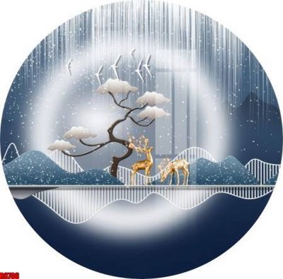 File in trần file tranh in treo tường file decor tổng hợp R8706 (bản gốc) trời sao