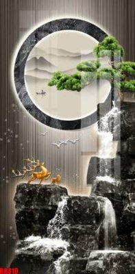 File gốc file tranh in treo tường file decor tổng hợp R8819 (cho in UV) siêu nét