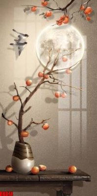 Tải file gốc in lụa file tranh in treo tường file decor tổng hợp R8874 siêu nét