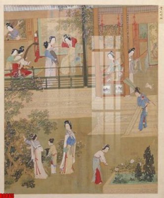 File tranh file tranh in treo tường file decor tổng hợp R8885 (bản gốc) in lụa 5D