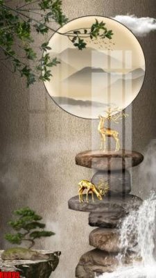 File gốc file tranh in treo tường file decor tổng hợp R8895 (thiết kế) cho in ấn