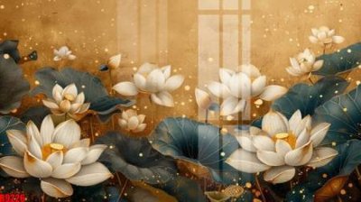 File in lụa file tranh in treo tường file decor tổng hợp R9226 (hoa văn) file tranh in treo tường file decor tổng hợp R9226