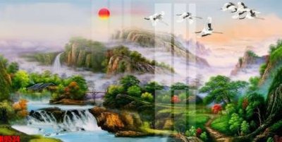 Tệp tin gốc file tranh in treo tường file decor tổng hợp R9534 (dùng cho in ấn) chuyên nghiệp