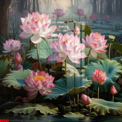 File gốc file tranh in treo tường file decor tổng hợp R9565 (chuẩn màu) cho in offset