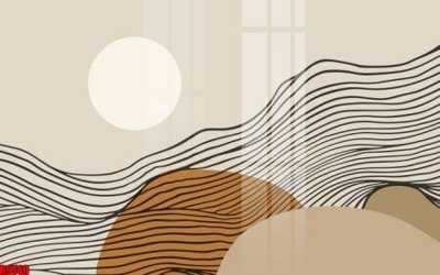 File tranh file tranh in treo tường file decor tổng hợp R9740 (gốc) in trên kính