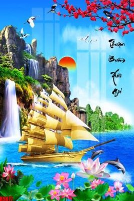 File gốc in ấn file tranh in treo tường file decor tổng hợp R9877 chất lượng vượt trội