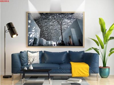 File ảnh File tranh hiện đại Sơn Dầu SD2002 (gốc) cho trang trí nhà hàng