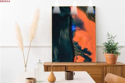 File PSD File tranh hiện đại Sơn Dầu SD2014 (bản gốc) dễ dàng edit