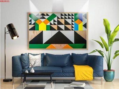 Hình ảnh gốc File tranh hiện đại Sơn Dầu SD2021 (để in khổ lớn)